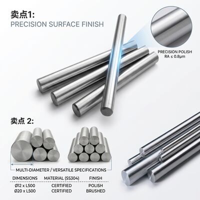NDT テスト済み 304 (1.4301) ステンレス鋼シームレス パイプ、外径 6 ～ 813 mm ボイラー IBR 用