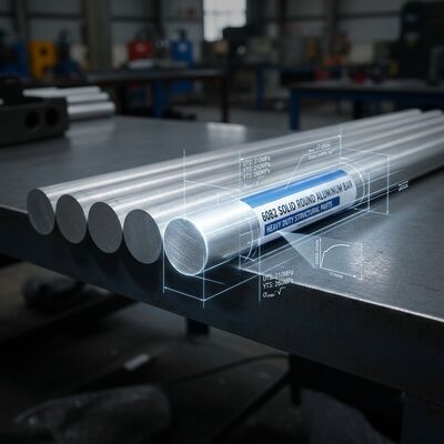 5754-H112 丸アルミニウム棒 海洋化学グレード Al-Mg合金 優れた溶接性 造船用途